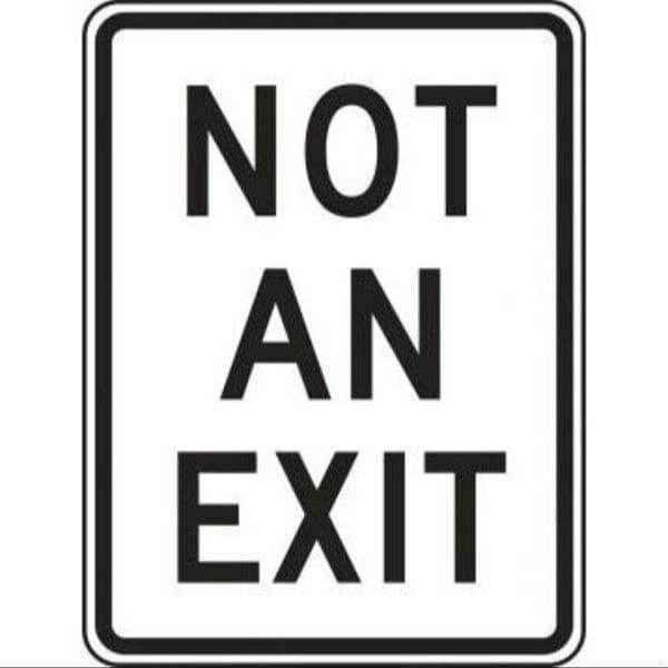 Accuform Traffic Sign, FRR229RA FRR229RA - main